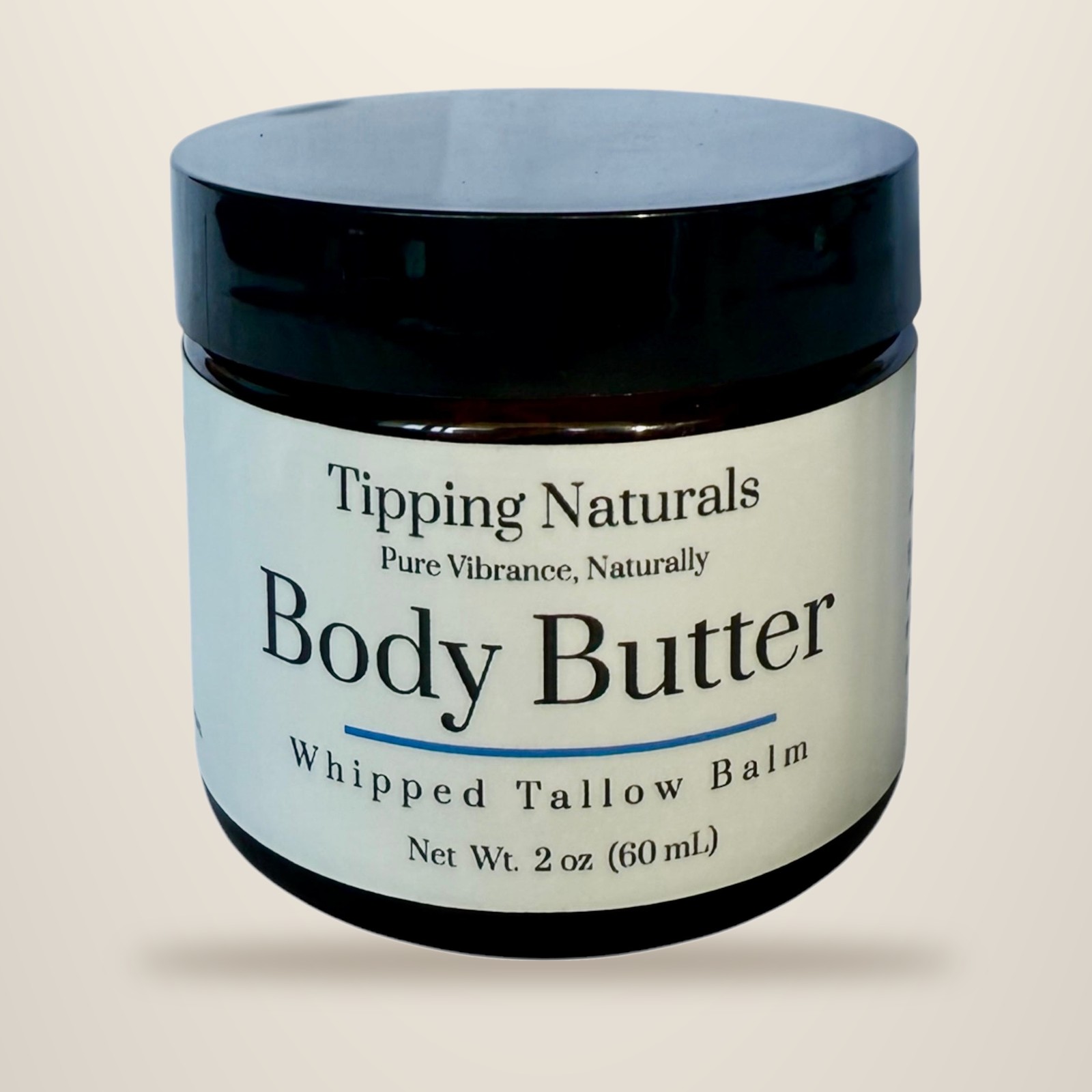 Jar of Tipping Naturals whipped body butter
