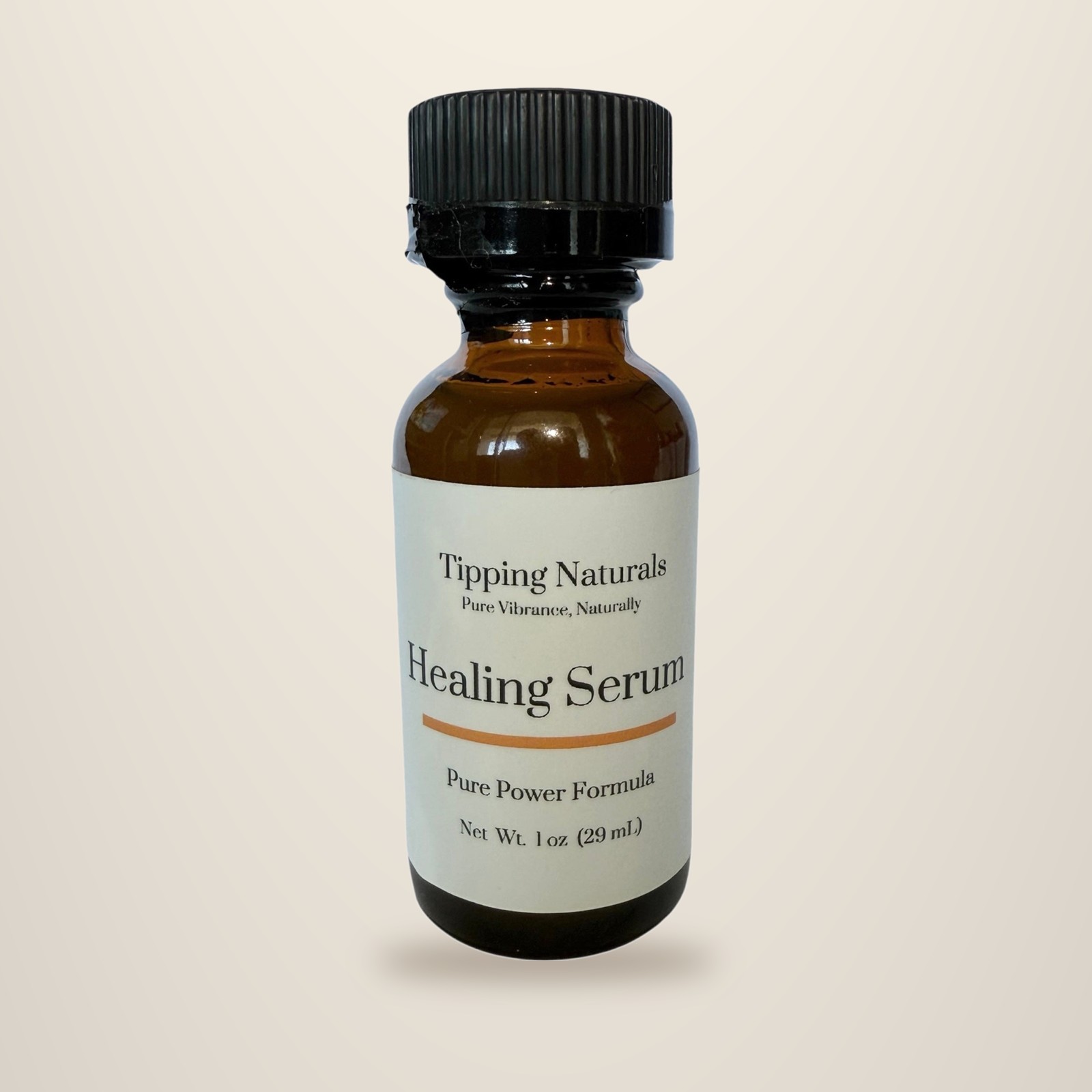 Dropper bottle of Tipping Naturals healing serum