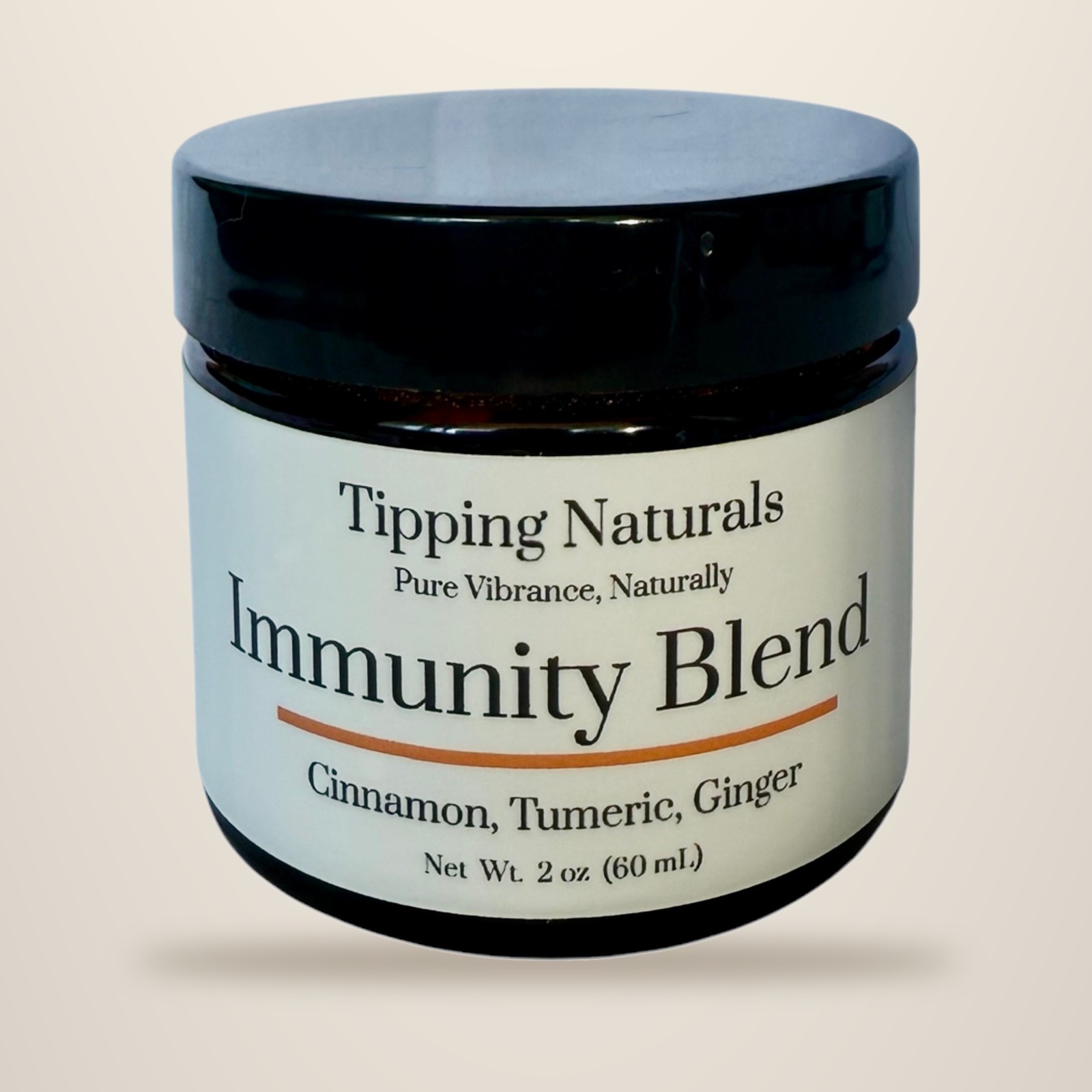 Jar of Tipping Naturals immunity blend spices